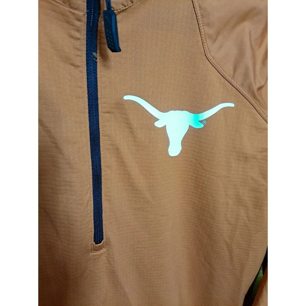Nike‎ Dri-FIT Pullover Texas Longhorns Half-Zip Jacket Athletic Small
